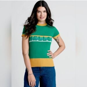 NWT Bright & Beautiful Retro-inspired Knit Top - Medium & Large